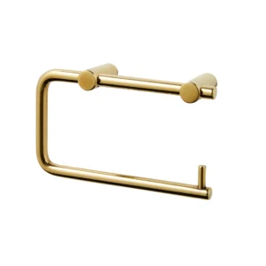 Toiletrulleholder i messing, stilrent design